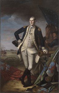 George Washington i slaget vid Princeton, 1781 av Charles Willson Peale