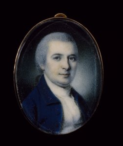 Porträtt av General Henry "Light-Horse Harry" Lee (1756-1818), ca. 1785 (akvarell på elfenben) av Charles Willson Peale