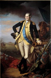 Porträtt av George Washington (1732-1799) efter slaget vid Princeton, 3 januari av Charles Willson Peale