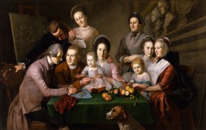 Familjen Peale, ca 1771-73 (olja på duk)