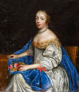 Porträtt av Louise-Antoinette de la Chatre. Olja på duk. av Charles and Henri Beaubrun
