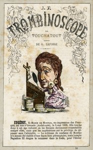 Eugenie de Montijo, främre omslaget till "Le Trombinoscope" nr. 10, 1871