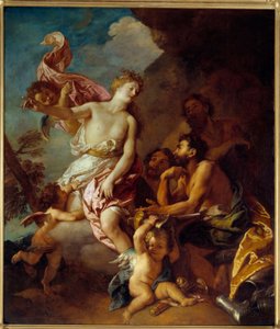 Venus ber Vulcan om vapen till Enee Målning av Charles de La Fosse (1636-1716) 1700 Sön. 1,79x1,52m Nantes, Musee des Beaux Arts