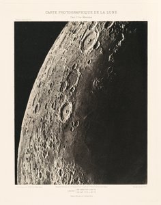 Carte photographique de la lune, planche I (Fotografisk karta över månen, plansch I),23 februari