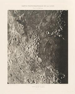 Fotografisk karta över månen, plansch VIII,15 mars av Charles le Morvan