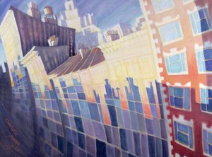 Sunset, Waverly Place, New York City, 1995