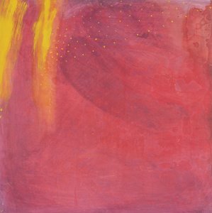 Purple Moon, 1997 (olja och glasyr på gessobräda)