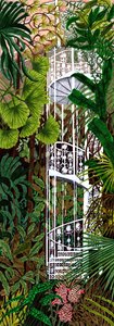 Kew Gardens, 2019 (penselpennor) av Charlotte Orr