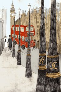 Westminster Love, 2014 (torrpunktsetsning och digital) av Charlotte Orr