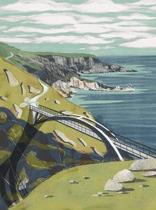 Den slingrande stigen över kustbron