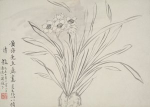 Album av blommor av Chen Hongshou