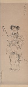 Bodhisattva Guanyin i Buddhamoderns form, daterad 1620.