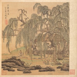 Målningar efter forntida mästare: Mr. Five Willows Wuliu, Tao Yuanming, 1598-1652. av Chen Hongshou
