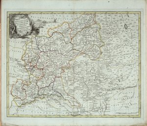 Allmän karta över Kazan Governorate, 1779.