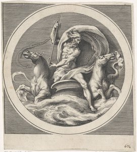 Neptunus Gods and Goddesses (kopior) (serietitel) av Cherubino Alberti (possibly)
