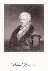 Daniel Boone (1736-1813) graverad av James Barton Longacre (1794-1869) av Chester Harding