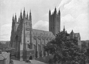 Canterbury Cathedral, ca 1900