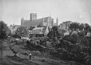 St. Albans katedral, c1896