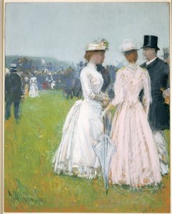 På Grand Prix de Paris av Childe Frederick Hassam