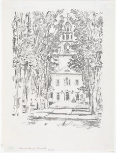 Colonial Church, Gloucester av Childe Frederick Hassam