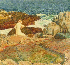 East Headland Pool av Childe Frederick Hassam