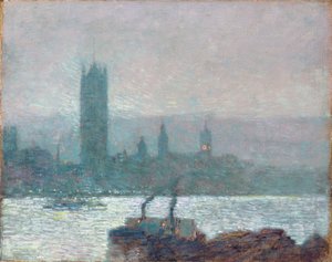 Houses of Parliament, tidig kväll
