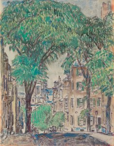 Mount Vernon Street, Boston av Childe Frederick Hassam