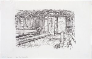 Sparbutik, Gloucester av Childe Frederick Hassam