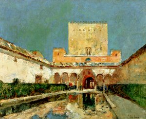 Alhambra, Granada, Spanien, c1883 (olja på duk)