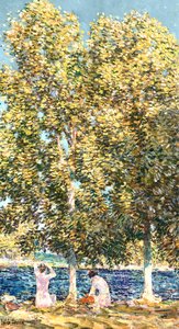 Badgästerna av Childe Frederick Hassam