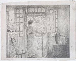 Den holländska dörren av Childe Frederick Hassam
