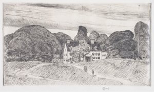Lion Gardiner herrgård av Childe Frederick Hassam