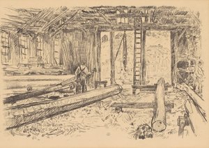 Sparbutiken, Gloucester av Childe Frederick Hassam