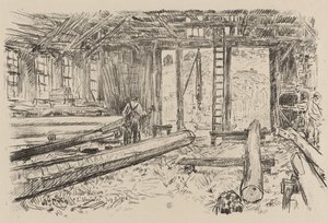 The Spar Shop, Gloucester, 8 juli av Childe Frederick Hassam