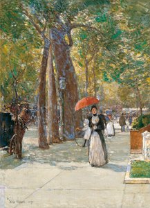 Fifth Avenue vid Washington Square, New York, 1891