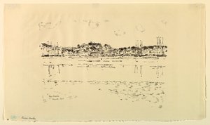 Inre hamnen av Childe Hassam