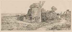 Long Island Windmill, 1929 av Childe Hassam