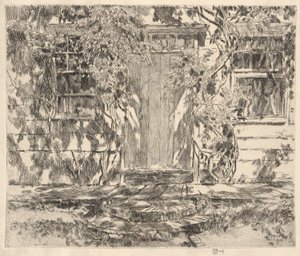 Old Doorway, Easthmapton, 1920 av Childe Hassam