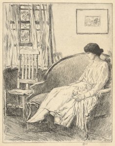 Öppet fönster av Childe Hassam