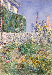 Thaxters trädgård av Childe Hassam