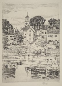Kyrktornet, Portsmouth av Childe Hassam
