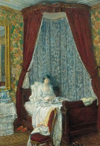 Den franska frukosten, 1910 av Childe Hassam