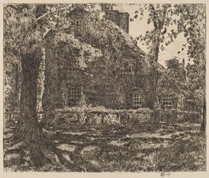 Stugan "Home Sweet Home", Easthampton av Childe Hassam