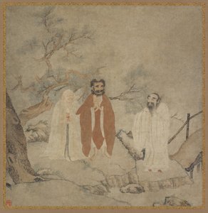 Sakyamuni, Laozi och Konfucius, mellan 1368 och 1644 av Chinese Master