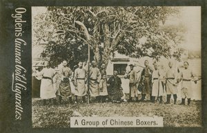 En grupp kinesiska boxare av Chinese Photographer