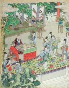 En kinesisk mandarin som underhålls (färg på siden) av Chinese School