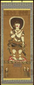 Avalokitesvara, Medkänslans Buddha från Mogaogrottorna, Dunhuang, Gansu-provinsen, Kina av Chinese School