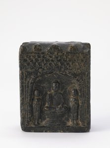 Buddhistisk tavla, delningsperiod, 535-557 av Chinese School
