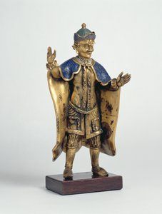 Utlänning med utsträckta armar (cloisonne-emalj) av Chinese School