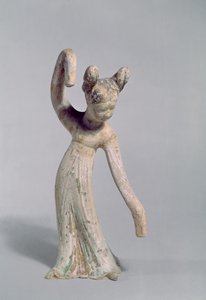 Begravningsstaty av en dansare, Tangdynastin (618-907)